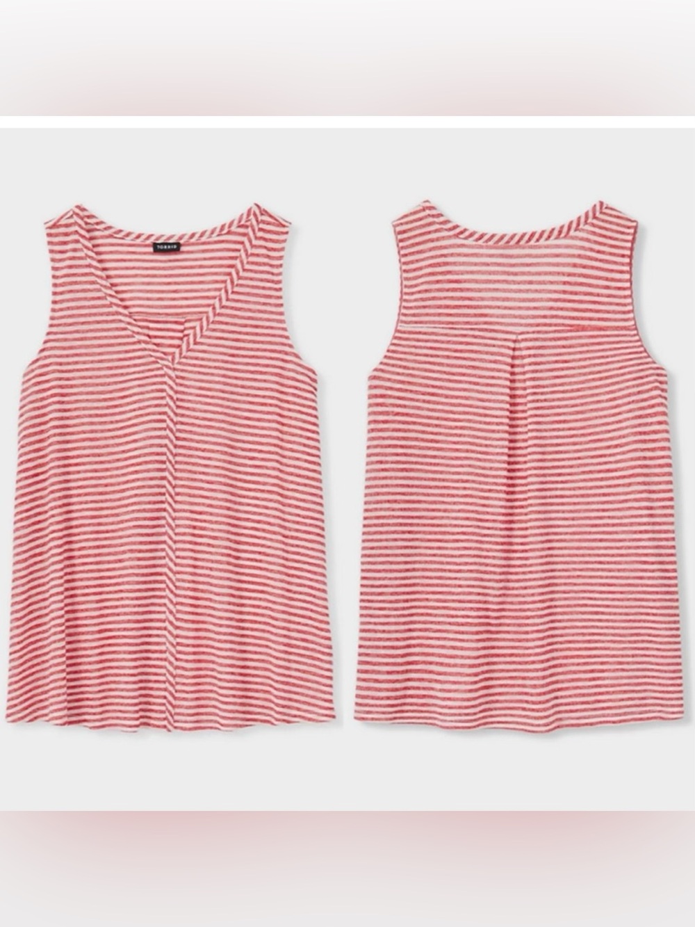 Torrid Swing Tank Red White